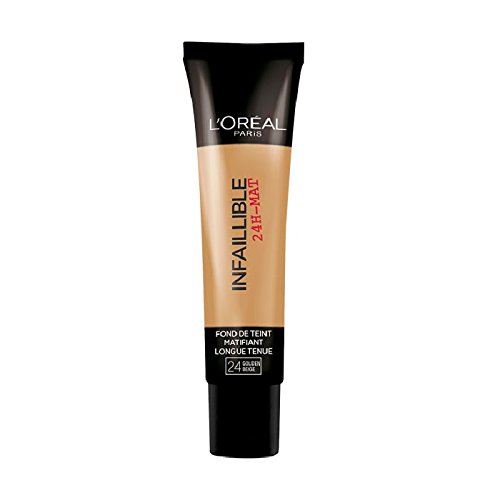 L'Oréal Paris Make-Up Designer Infallible 24 Beige Doré Tubo Líquido - base de maquillaje (Beige Doré, Piel normal, Tubo, Líquido, Mate, 24 h)