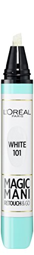 L'Oréal Paris Make-up designer Retocador de Uñas Instantáneo Magic Mani Blanco 101-1 Retocador de Uñas