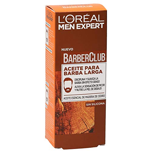 L'Oréal Paris Men Expert - Barber Club Aceite hidratante para barba larga y rostro - 30 ml