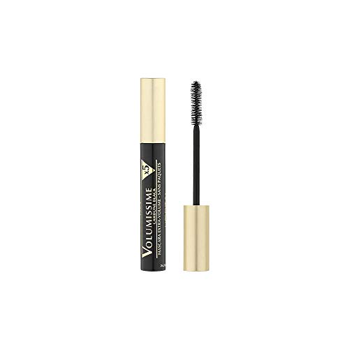 L'Oréal Paris Volumissime Carbone X5 Máscara de Pestañas, Color Negro - 19 g