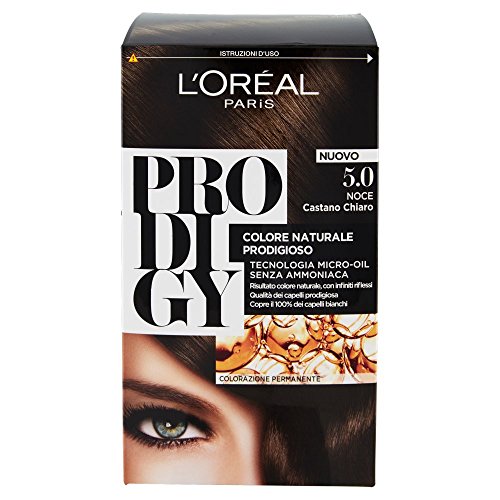 L'OREAL Prodigy 5.0 Nogal Claro Brown Tinte Para El Cabello Y El Color