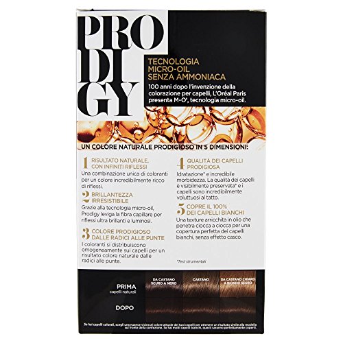 L'OREAL Prodigy 5.0 Nogal Claro Brown Tinte Para El Cabello Y El Color