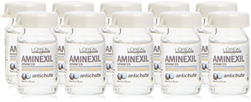 L'Oréal Professionnel Expert - Aminexil Advanced antichute - Tratamiento avanzado anticaída con doble acción - 10 doses de 6 ml