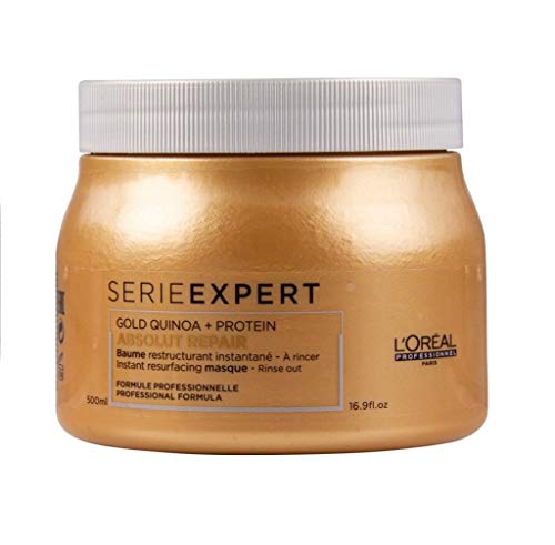 L'Oréal Professionnel Gold Quinoa + Protein Absolut Repair - Mascarilla para pelo, 500 ml