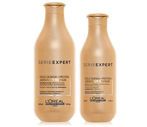 L'Oreal Professionnel Serie Expert Lipidium Absolut Repair Shampoo 300ml and Conditioner 200ml Duo