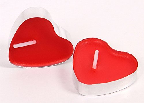 Love Heart Shape Tealights Velas de amor a granel flotante sin humo perfumadas velas románticas San Valentín día de la madre de la boda de navidad decoración de la fiesta de cumpleaños 3.8 * 3.8 * 1cm