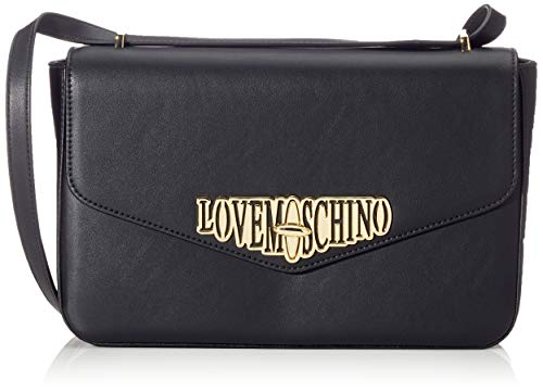 Love Moschino Jc4048pp18lf0000, Bolsa de mensajero Unisex Adulto, Negro (Nero), 18x6x29 centimeters (W x H x L)