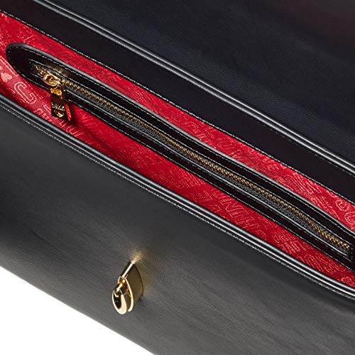 Love Moschino Jc4048pp18lf0000, Bolsa de mensajero Unisex Adulto, Negro (Nero), 18x6x29 centimeters (W x H x L)