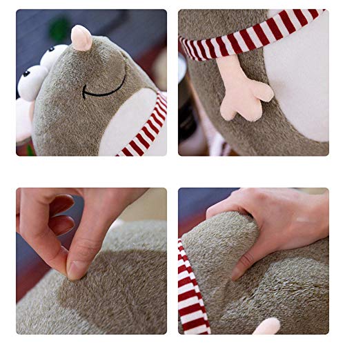 Lovely Fat Grey Rat Pillow Animal de Peluche Juguetes de Peluche para niñas Niños Niños Ratón Muñeca Regalo de cumpleaños Lindo 24cm 35cm 45cm,45cm