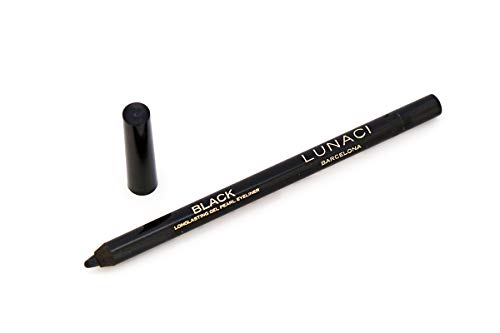 LUNACI Barcelona Lápiz de Ojos en Gel, Larga Duración Color: Negro, Long Lasting Gel Eye Pencil (Color:Black)