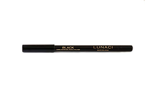 LUNACI Barcelona Lápiz de Ojos en Gel, Larga Duración Color: Negro, Long Lasting Gel Eye Pencil (Color:Black)
