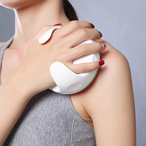 Lunata (Upgrade 2019) Cepillo de Masaje anticelulítico con imanes, Rodillo de masaje contra la Piel de Naranja, dispositivo de masaje contra la Celulitis, Verde