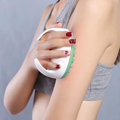 Lunata (Upgrade 2019) Cepillo de Masaje anticelulítico con imanes, Rodillo de masaje contra la Piel de Naranja, dispositivo de masaje contra la Celulitis, Verde