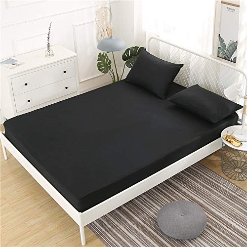 LUOYLYM Funda De Cojín Del Colchón Sábanas 100% Impermeables Colchón Protector De Cama Matras Con Colchón De Cama Anti-Punaise Delit A8 160 * 200+30cm