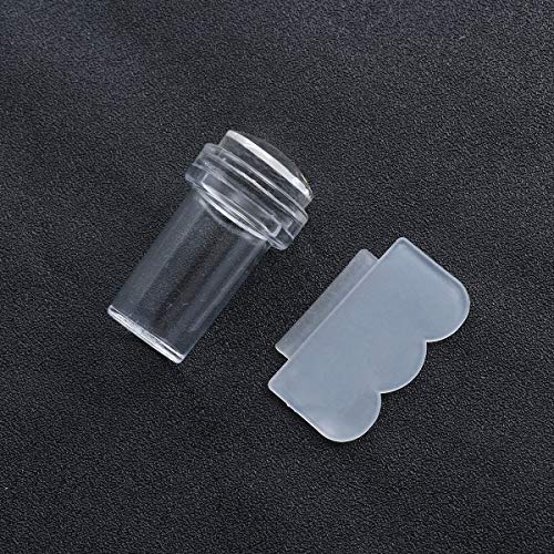 Lurrose 7 piezas kit de placas de estampado de uñas con 1 estampador 1 raspador plantillas de estampado de uñas diy halloween flor de navidad manicura nail art para niñas