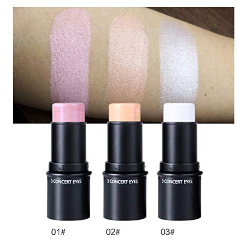 Lurrose Cream Blush Stick Cheek Tint Corrector Stick Blemish Funda Cosméticos Hidratante Impermeable Hidratante de Larga duración Blendable Blendable (01 Nature Pink)