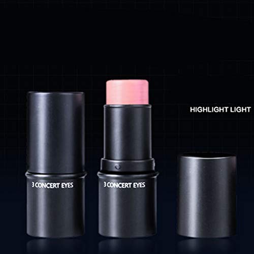 Lurrose Cream Blush Stick Cheek Tint Corrector Stick Blemish Funda Cosméticos Hidratante Impermeable Hidratante de Larga duración Blendable Blendable (01 Nature Pink)