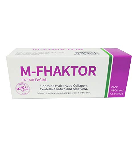 M-FHAKTOR Crema Facial Cuello Escote con Centella Asiática Colágeno Hidrolizado Aloe Vera 60ml