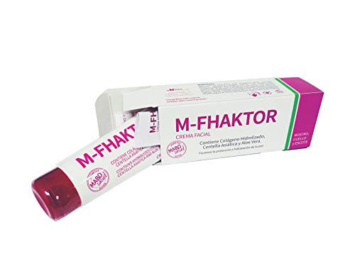 M-FHAKTOR Crema Facial Cuello Escote con Centella Asiática Colágeno Hidrolizado Aloe Vera 60ml