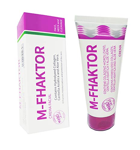 M-FHAKTOR Crema Facial Cuello Escote con Centella Asiática Colágeno Hidrolizado Aloe Vera 60ml