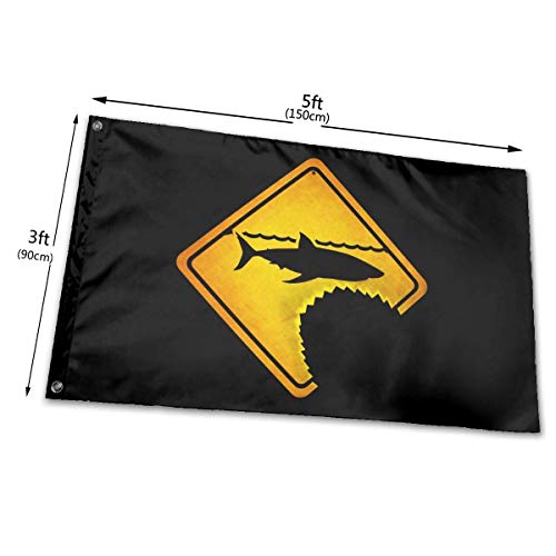 maichengxuan Bandera 3 X 5 Ft Shark Scuba Home Decoration Durable Polyester for Outdoor/Indoor/Garden