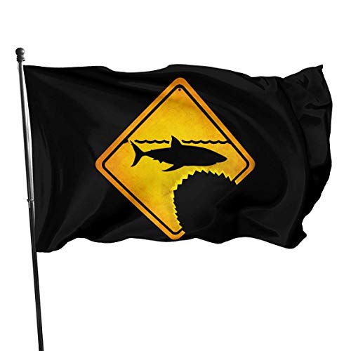 maichengxuan Bandera 3 X 5 Ft Shark Scuba Home Decoration Durable Polyester for Outdoor/Indoor/Garden