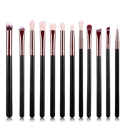 Make up Pincel 12 piezas, suave Brochas de Maquillaje para trabajo verfassungs o uso de salida.