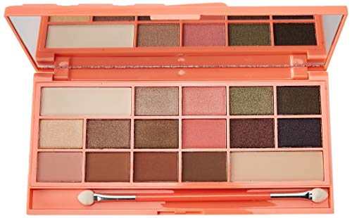 Makeup Revolution I - Paleta de sombras de ojos forma de tableta chocolate y melocotón con corazones