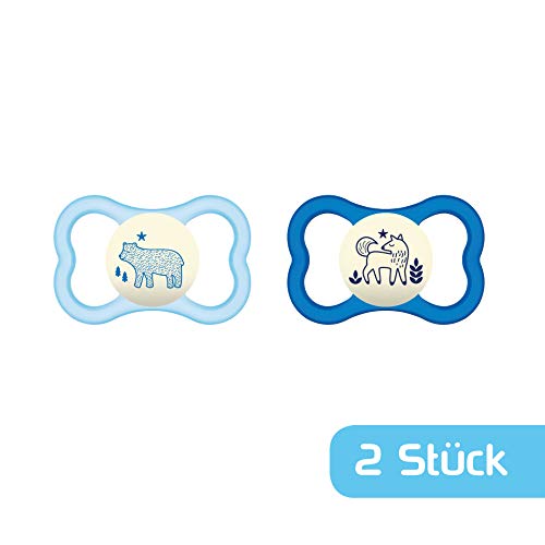 MAM Air Night 6-16 - Silicona azul azul