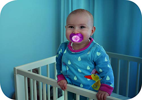 MAM chupetes con estuche de viaje esterilizable (a partir de 6 Meses, Rosa)