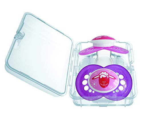 MAM -. Conjunto de chupetes con inscripción"Te amo mamá/papá", 2 piezas, Pink (rosa), 0 mes