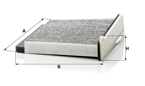 MANN-FILTER CUK 3037 Habitáculo, Filtro antipolen con carbón Activo, para automóviles