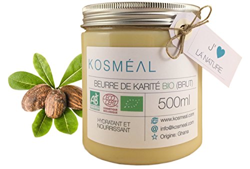 Manteca De Karité Bio Sin Refinar - 100% Puro Y Natural - 500ml