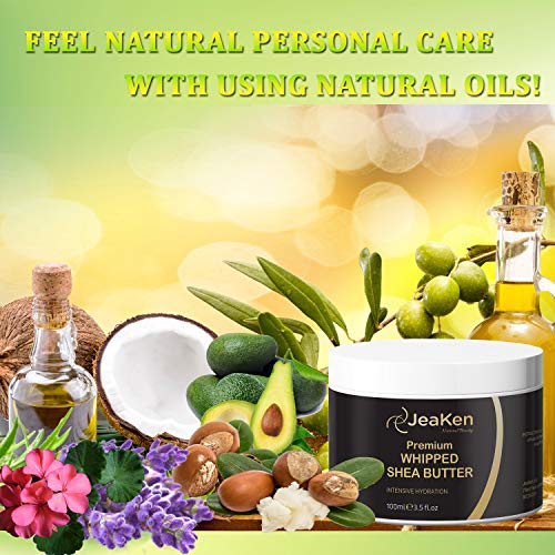 MANTECA DE KARITE PURA - Crema Hidratante Corporal Sin Refinar - Para Calmar La Piel Áspera, Seca O Agrietada - Cargada Con Ingredientes Antienvejecimiento - Combate Las Líneas Finas Y Las Arrugas