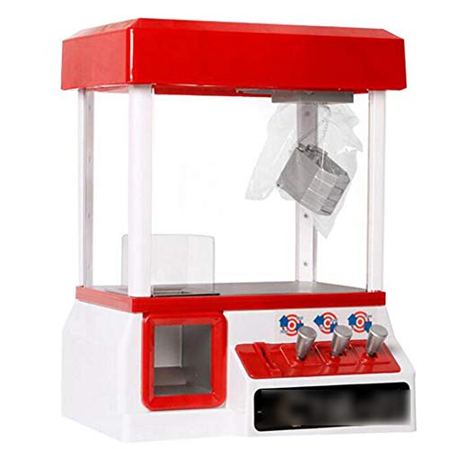 Máquina De Dulces, Caramelos Garra Grúa Máquina Tragaperras Pinza Roja Con Lo Moderno Y Ayuda Tecnología Apropiada Para Mantener Juego Largo,Rojo