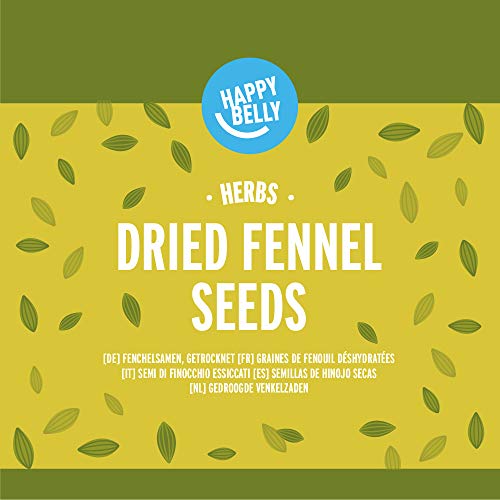 Marca Amazon - Happy Belly - Semillas de hinojo secas, 4x25g