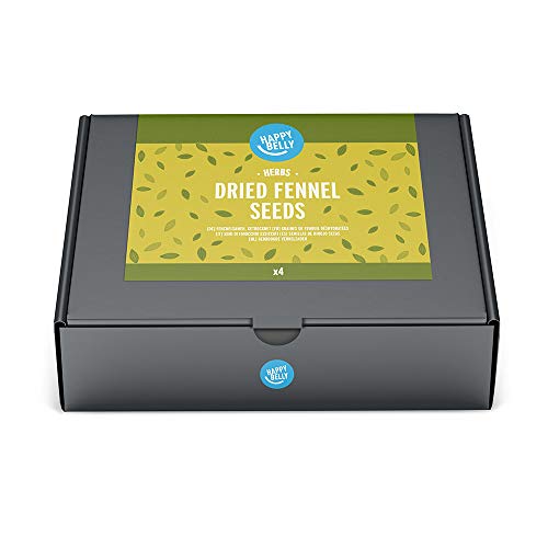 Marca Amazon - Happy Belly - Semillas de hinojo secas, 4x25g