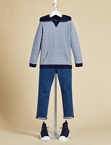 Marca Amazon - RED WAGON Sudadera con Capucha Niños, Azul (Blue Marl), 104, Label:4 Years