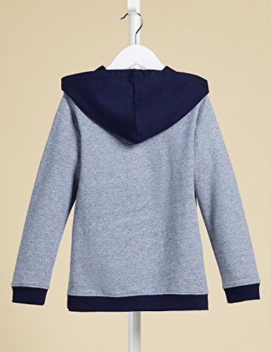 Marca Amazon - RED WAGON Sudadera con Capucha Niños, Azul (Blue Marl), 104, Label:4 Years