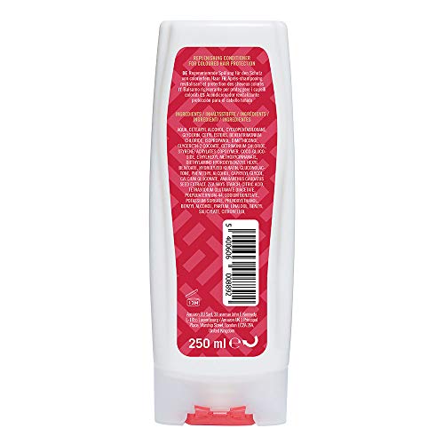 Marca Amazon - Solimo Acondicionador revitalizante protección para el cabello teñido - Paquete de 4 (4 Botellas x 250ml)