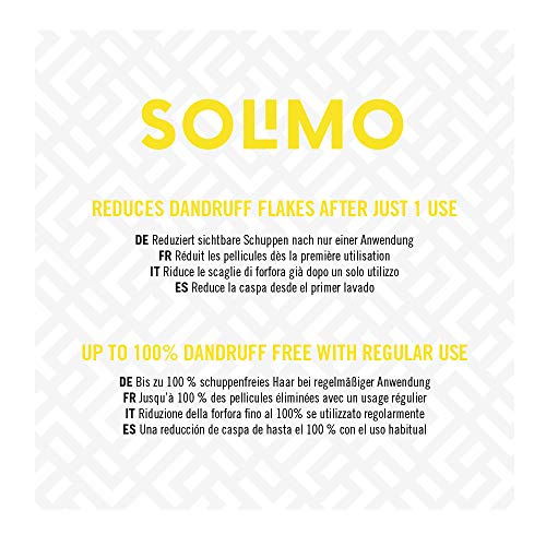 Marca Amazon - Solimo Champú y acondicionador anticaspa 2 en 1, Energía de cítricos- Paquete de 6 (6 Botellas x 400 ml)