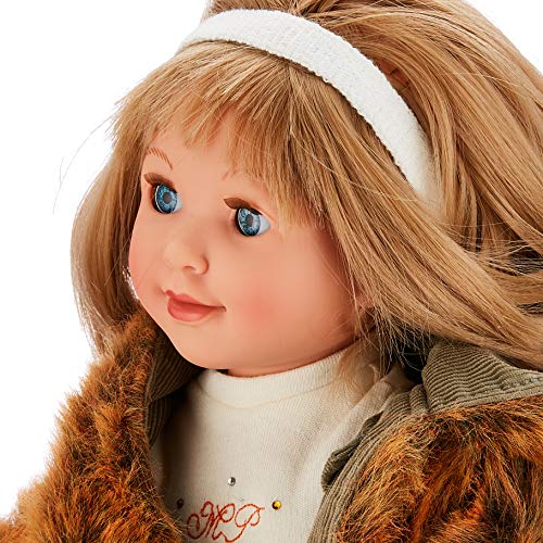 Mariquita Pérez - Carolina Conjunto Abrigo Pelo (Miel de Abeja MA70045)