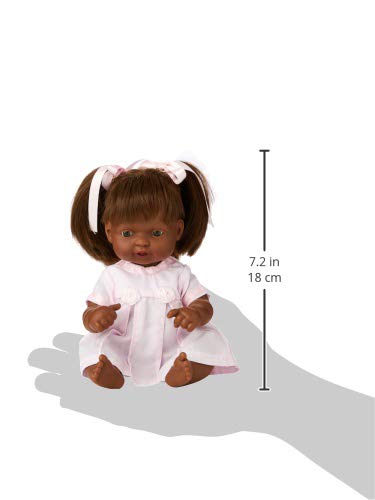 Mariquita Pérez - Ñaco Negrita Vestido, Color Rosa (Miel de Abeja MA02415)