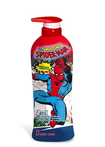 Marvel Spiderman 2 En 1 Gel Baño y Champú - 1000 ml