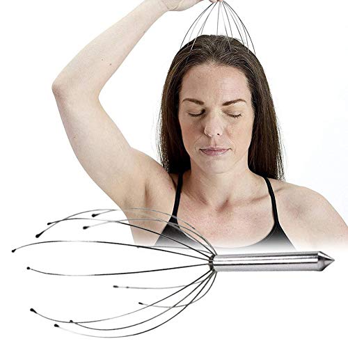 Masajeador Cuero Cabelludo, Masajeador De Cabeza, Cepillo del Massager, Cepillo del Massager del Champú, Masajeador de Ducha y cuero cabelludo ideal para relax y alivio terapéutico del estrés