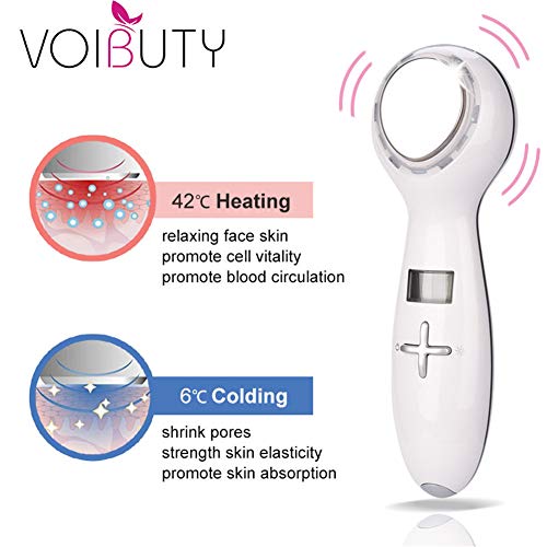 Masajeador Facial De Limpieza Profunda, Enfriamiento Reducir La Hinchazón Reparación De Quemaduras Solares Reducir Los Poros, Rejuvenecimiento De La Piel Con Fotones LED Cuidado Facial