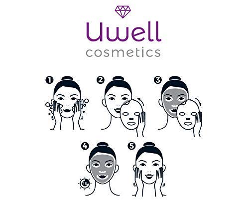 Mascarilla 8 piezas Hyaluron | Máscara hyaluronic | Mascarilla de hidrogel | Máscara de vellón de ácido hialurónico | Hidratante | Vegano | aplicación simple | Pack de 8 piezas (8)