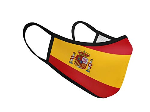 Mascarilla de Tela Homologada Reutilizable Bandera de España Completa