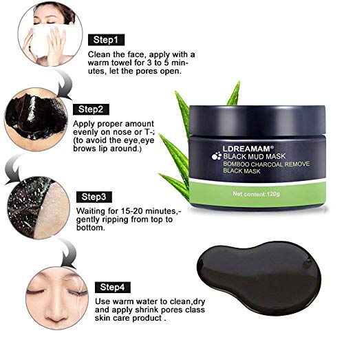 Mascarilla Exfoliante Facial,Mascarillas Exfoliantes y Limpiadoras,Peel Off Máscara,Mascarilla Puntos Negros,Deep Cleansing Mascarilla Exfoliante Limpiadora contra Puntos Negros y Acné para