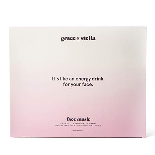 Mascarilla Facial De Gel De Oro Colágeno (Paquete De 6) Para Antiedad, Antiarrugas Hidratante